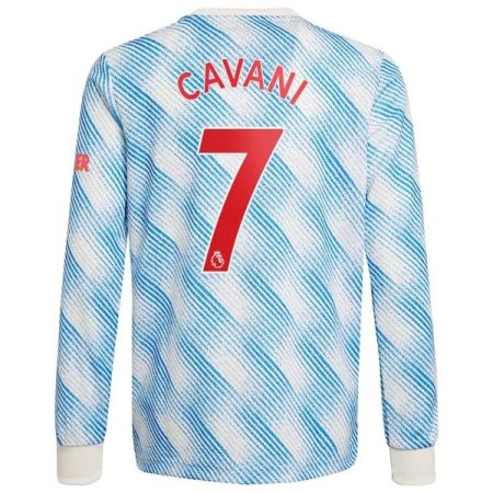 Camisolas de Futebol Manchester United Edinson Cavani 7 Alternativa 2021 2022 – Manga Comprida